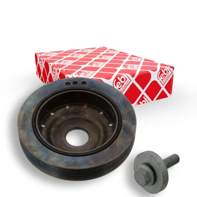 Billede af FEBI BILSTEIN 45179 Remskive Krumtapaksel 6PK 133,6 5 med skrue, til krumtap RENAULT: MEGANE 1, LAGUNA 2