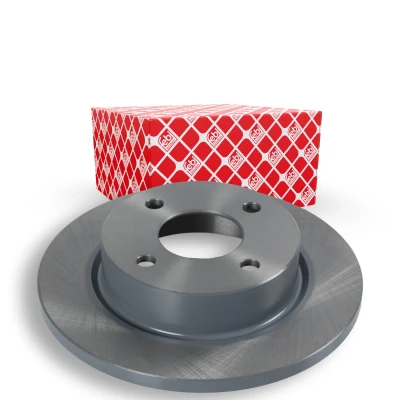 Billede af FEBI BILSTEIN 10630 Bremseskiver foraksel 234 12 4 100 fuldstændigt coatet NISSAN: MICRA 3, 2