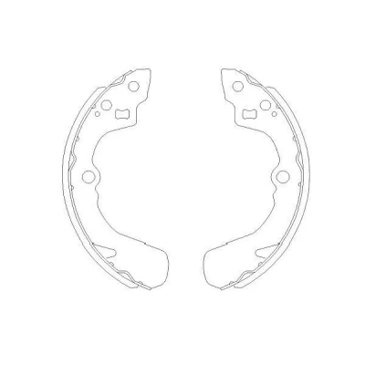 Billede af KAVO PARTS KBS 8905 Bremsebakker 200 31 SUZUKI: SWIFT 3, Liana Hatchback, 2