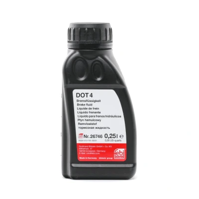 Billede af FEBI BILSTEIN DOT 4 26746 Bremsevæske 0,25 250 VOLKSWAGEN: Golf 4, Passat B5 GP Variant, RENAULT: MEGANE 3 Grandtour, Clio MAZDA: Hatchback