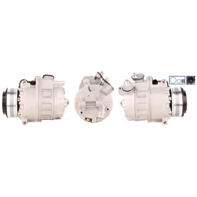 Billede af LUCAS ACP687 Kompressor PAG 46 R134a med pakninger