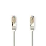 Billede af Cat 5e kabel SF/UTP RJ45 (8P8C) Hanstik 7.50 m Runde PVC Grå Plastikpose