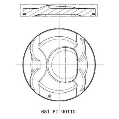 Billede af Stempel MAHLE ORIGINAL 681 PI 00110 000