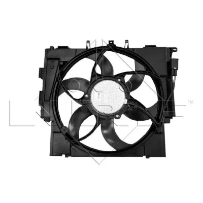 Billede af NRF 47838 Køleventilator 488 12 400 med kølerventilatorramme (karm), Kulløs motor