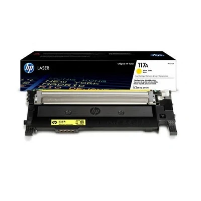 Billede af HP 117A gul toner 700 sider kompatibel W2072A