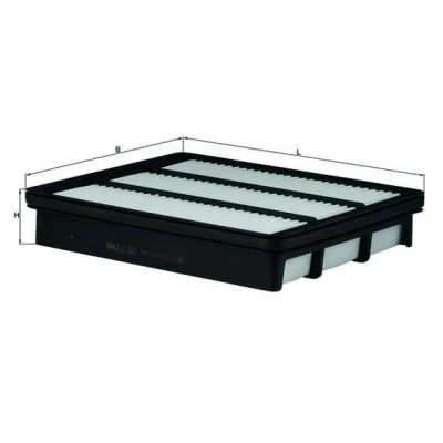 Billede af MAHLE ORIGINAL LX 2821 Luftfilter 42,5 210 244,5 Filterindsats HYUNDAI: Terracan Van / SUV