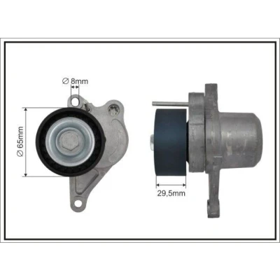 Billede af CAFFARO 132399SP Remstrammer, kilerem RENAULT: MEGANE 3 Grandtour, MASTER 3, OPEL: Vivaro A Ladvogn / Chassis