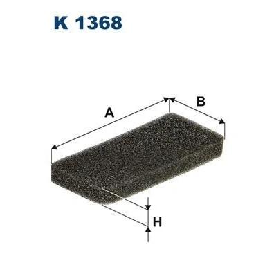 Billede af FILTRON K 1368 Kabinefilter Partikelfilter 203 91 20 VOLVO: FE II