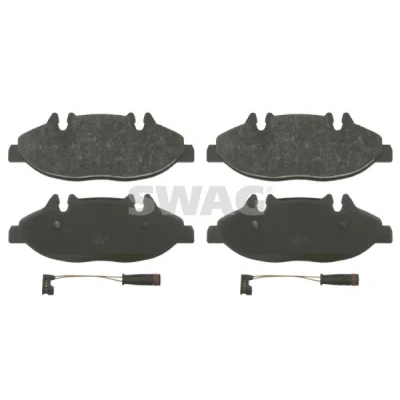 Billede af SWAG 10 91 6487 Bremseklodser foraksel Inkl. slidadvarselskontakt MERCEDES BENZ: Vito Bus, Mixto, Viano