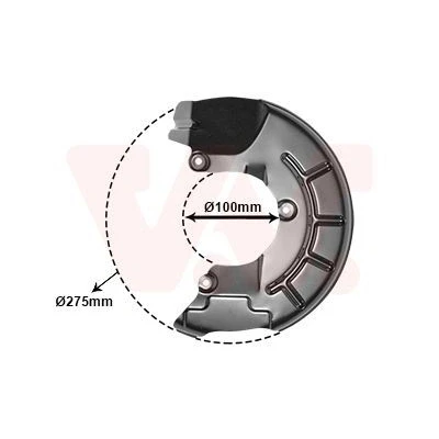 Billede af VAN WEZEL 5829371 Ankerplade venstre foraksel SKODA: Fabia 1 Combi, I Hatchback, 2, SEAT: Ibiza 4, 4 ST, Toledo