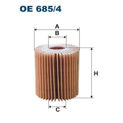 Billede af FILTRON OE 685/4 Oliefilter Filterindsats LEXUS: IS 2, GS III