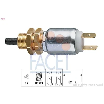 Billede af FACET 7.1014 Bremselyskontakt mekanisk M12x1 Made in Italy OE Equivalent MERCEDES BENZ: T1 Van, BMW: 7