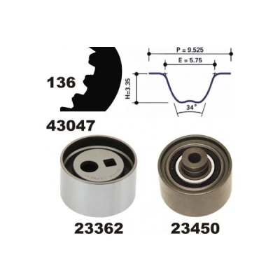 Billede af MAPCO 23435 Tandremssæt 136 CITROËN: Xsara Hatchback, Coupe, PEUGEOT: 306 Hatchback