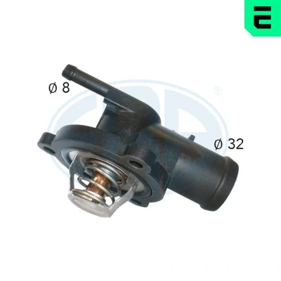 Billede af ERA 350411 Termostat 89 med pakning plastik hus SKODA: Octavia 1 Combi, Fabia I Hatchback, Combi