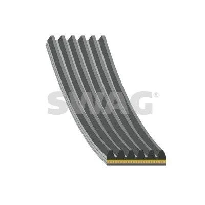 Billede af SWAG 33 10 8508 Kileribberem 1194 6 EPDM (ethyl propylen dien gummi) TOYOTA: Auris Stationcar, Hatchback