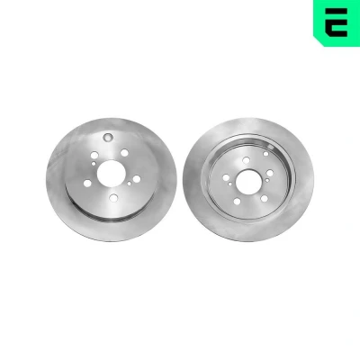 Billede af OPTIMAL BS 8414C Bremseskiver bagaksel 268,6 9 5/6 fuldstændigt coatet TOYOTA: Celica VII Coupe, Prius II Liftback