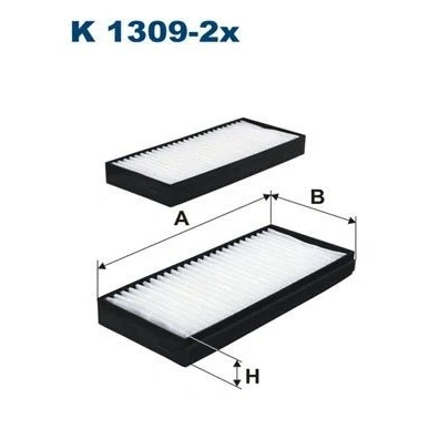 Billede af FILTRON K 1309 2x Kabinefilter Partikelfilter 236 97 25