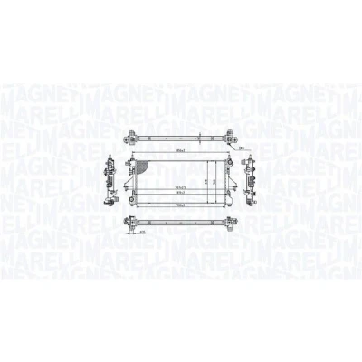 Billede af MAGNETI MARELLI 350213215400 Radiator 780 368 40 Loddet køleripper FIAT: Ducato III Ladvogn / Chassis