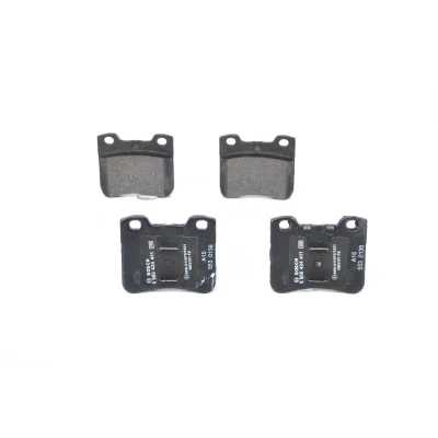 Billede af BOSCH 0 986 424 411 Bremseklodser Low Metallic med anti knirke plade, monteringsvejledning CITROËN: Saxo Hatchback, PEUGEOT: 106 II Hatchback