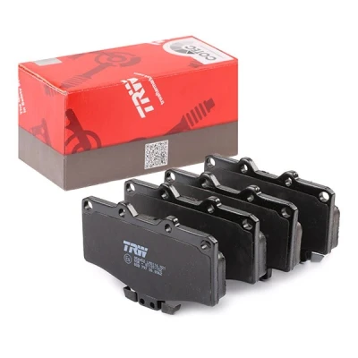 Billede af TRW COTEC GDB797 Bremseklodser med akustisk advarsel for slid TOYOTA: Land Cruiser 80, Prado 70 SUV, 90