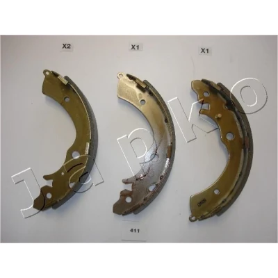 Billede af JAPKO 55411 Bremsebakker bagaksel 220 35 SUZUKI: Jimny SUV, IV HONDA: Civic 7 Limousine