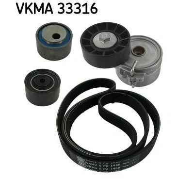 Billede af SKF VKMA 33316 Kileribberem FIAT: Ducato II Bus, Ladvogn/Chassis