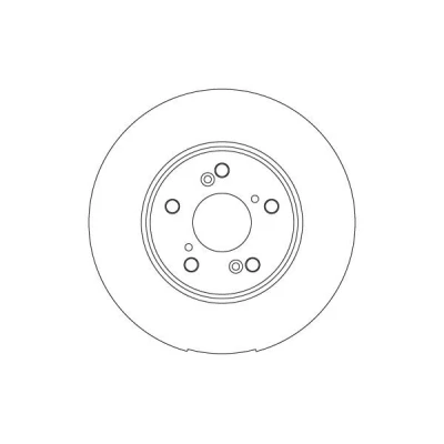 Billede af TRW Bremseskive HONDA: HR V II 293mm 25mm 5 114,3mm ventileret lakeret DF6762S 45251T2GA00,45251T7WA01 Bremseskiver, Skivebremser