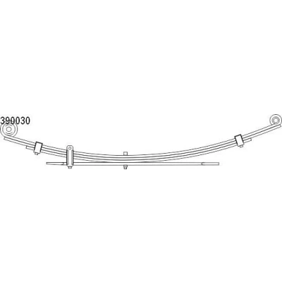 Billede af CS Germany 10.390.030.00 Bladfjeder bagaksel HYUNDAI: H 1 Van