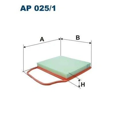 Billede af FILTRON AP 025/1 Luftfilter 41 287 356 Filterindsats BMW: 3 Touring, 5 Sedan, Sedan