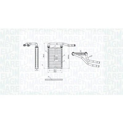 Billede af MAGNETI MARELLI 350218490000 Varmeveksler SUZUKI: SX4 I Hatchback, SWIFT 3