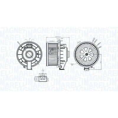 Billede af MAGNETI MARELLI 069412253010 El motor, kabineventilator 12