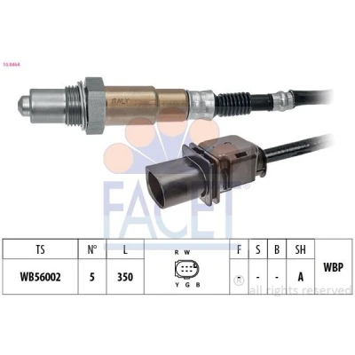 Billede af FACET 10.8464 Lambdasonde opvarmet, pladesonde, bredbånd lambda sonde, Gevind, forsmurt BMW: 3 Sedan, Touring, 5 Touring
