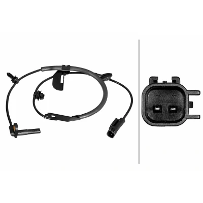 Billede af HELLA 6PU 358 217 601 ABS Sensor med klemme Hall princip 2 870
