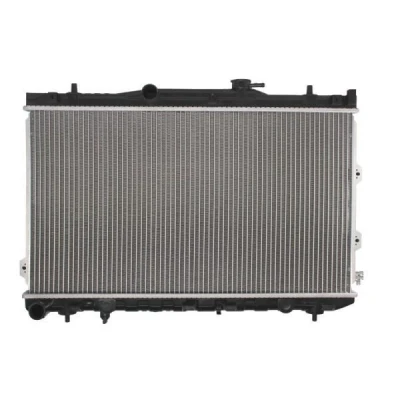 Billede af THERMOTEC D70313TT Radiator Kobber, plastik til køretøjer med/uden klimaanlæg 375 668 16 manuelt gear Loddet køleripper KIA: Cerato Sedan
