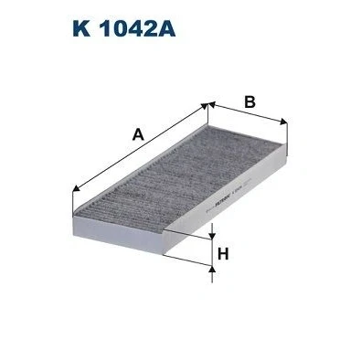 Billede af FILTRON K 1042A Kabinefilter Aktivkulfilter 378 134 37