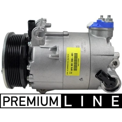 Billede af MAHLE ORIGINAL ACP 1394 000P Kompressor 7VS16ec 12 PAG 46 YF R 1234yf, 134a uden olieaftapningsskrue