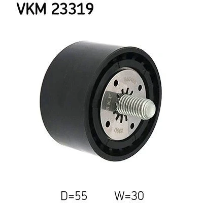Billede af SKF VKM 23319 Medløberhjul, tandrem CITROËN: C4 II Cactus, C3 III, PEUGEOT: 208 I Hatchback