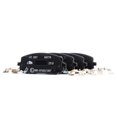 Billede af ATE 13.0460 5776.2 Bremseklodser med akustisk advarsel for slid tilbehør HYUNDAI: i10 I, i20 I Hatchback, KIA: Picanto