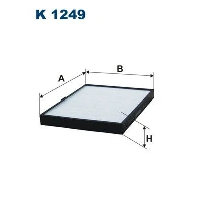 Billede af FILTRON K 1249 Kabinefilter Partikelfilter 260 201 25
