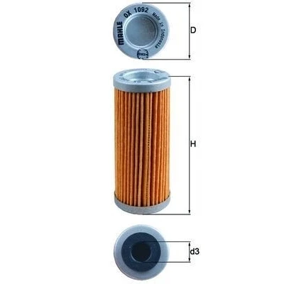 Billede af MAHLE ORIGINAL OX 1092 Oliefilter Filterindsats