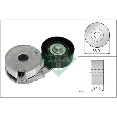 Billede af INA 534 0733 10 Remstrammer, kilerem NISSAN: Qashqai 2