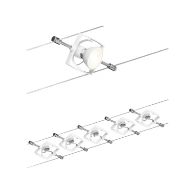 Billede af Paulmann Mac II wiresystem, 5 lyskilder, hvid