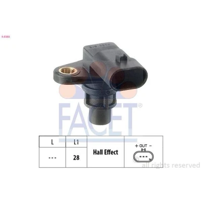 Billede af FACET 9.0388 Sensoren Made in Italy OE Equivalent OPEL: Vectra C Caravan, CC, Astra H Hatchback, ALFA ROMEO: 159 Sportwagon, Sedan