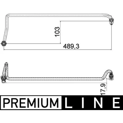 Billede af MAHLE ORIGINAL AHX 5 000P Olieslange