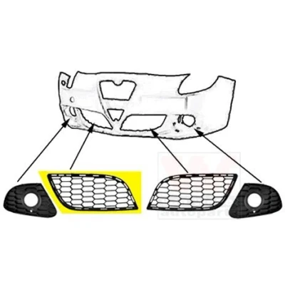 Billede af VAN WEZEL 0113596 Kofangergitter foran til højre ALFA ROMEO: Giulietta Hatchback