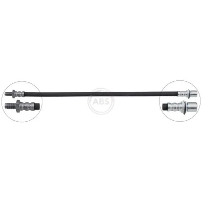 Billede af A.B.S. SL 3512 Bremseslange 430 OUT. M10x1 TOYOTA: Land Cruiser 80, Prado 70 SUV Cabriolet, Åben landvogn