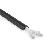Billede af Kabel Management Kanal 1 stk. Maksimal tykkelse på kabel: 12 mm PVC Sort