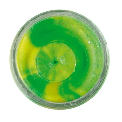 Billede af Berkley PowerBait® Glitter Troutbait Fluo Green/Yellow 50g Powerbait