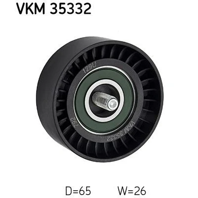 Billede af SKF VKM 35332 Remstrammerhjul med befæstelsesmateriale OPEL: Zafira C Tourer, Astra J Hatchback, Sports Tourer