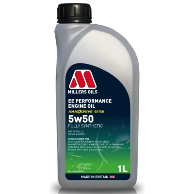 Billede af Millers Oils Ee Performance 5W 50 1l Motorolie 8209 1 MERCEDES BENZ: C klasse Sedan, T modell, modell